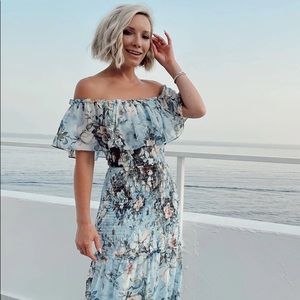 Baltic Born Amalfi Smocked Maxi Dress